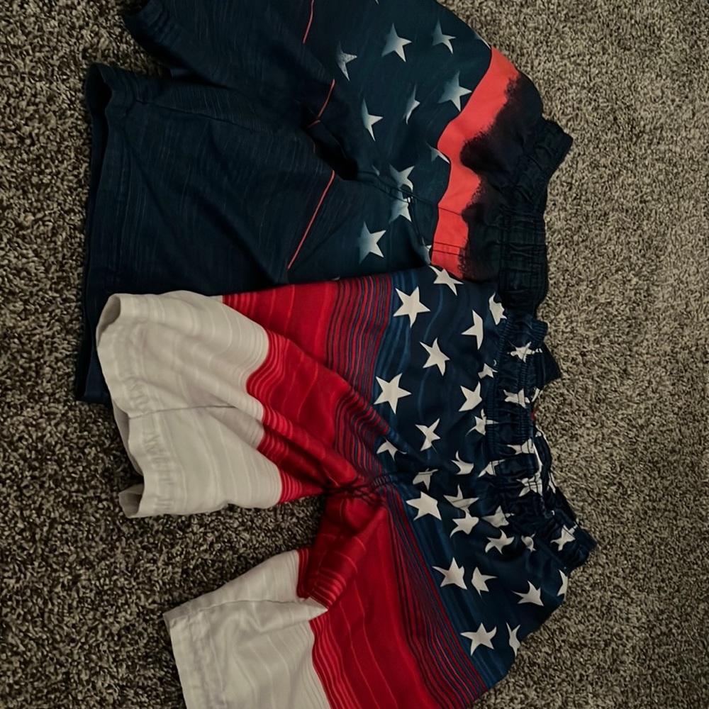 2 under armour swim trunks